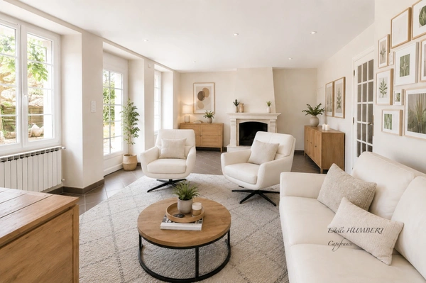 Maison de caractère-4ch+bur-à 500m de Fontenay (85)
