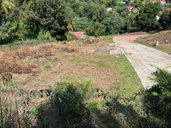 A vendre LE FRANCOIS quartier Chopotte ,Terrain de 603 m²