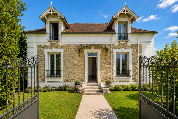 À vendre, maison de charme à 25 minutes de Paris, 6 pièces LE MEE SUR SEINE VILLAGE (77)