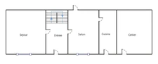 Maison de caractère – 120 m² – 5 chambres entre plage et centre bourg, Plozévet SOUS OFFRE ACCEPTEE