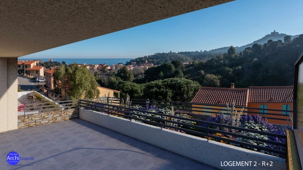Dpt Pyrénées Orientales (66), à vendre COLLIOURE appartement T3   