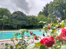 Maison de caractère 6 pièces – 4 chambres – piscine 10×5 sur 1 800 m² arborés et clos