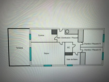Appartement à vendre 3 pièces proche mer & commercesST Raphael (83)