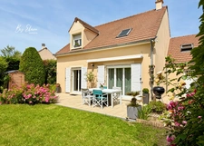 Maison familiale rénovée 4-5ch, au calme, jardin paysager sans vis-à-vis, 162 m², Bussy-Saint-Georges (Seine-et-Marne), proche Disney, à vendre