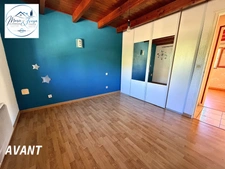 House with garden, not overlooked – village center – 2 bedrooms + office