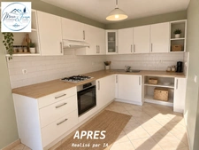 House with garden, not overlooked – village center – 2 bedrooms + office