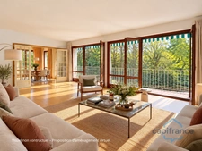 ENTRÉE DU PARC DE MAISONS-LAFFITTE - APPARTEMENT FAMILIAL TRÈS LUMINEUX