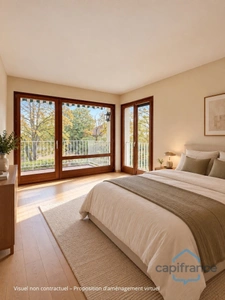 Entrance to Maisons-Laffitte Park - Very bright family apartment