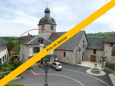 Grande maison rénovée avec atelier ou local commercial, terrasse panoramique et jardin (Mourjou - Puycapel, 15)