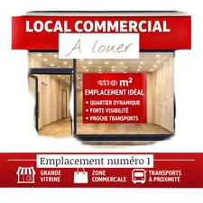Local/bureau à louer GRENOBLE – LOCAUX PROFESSIONNELS DE 123 M² – EMPLACEMENT STRATÉGIQUE ET FORTE VISIBILITÉ
