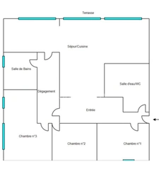 Appartement à vendre grand 4 pièces NICE (06)