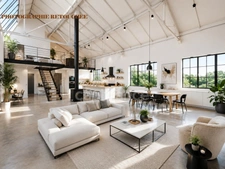 LOFT DE 122 M² AU SOL AVEC JARDIN  à vendre PANISSIERES (42)