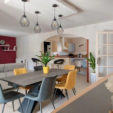 Maison à vendre 5 pièces CAMPSAS (82)avec garage attenant et double garage indépendant, piscine, terrasse couverte, puits, sur 2029m² de terrain.