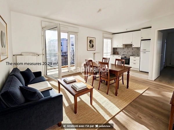 Appartement 2 pièces lumineux- balcon et stationnement.Idéal premier achat ou investissement.