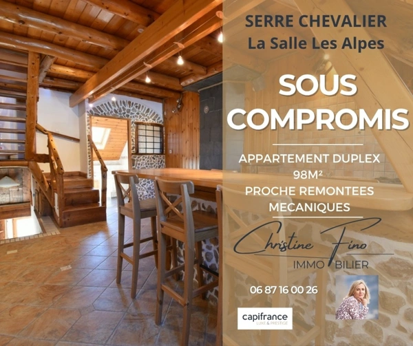 SERRE CHEVALIER - LA SALLE LES ALPES Appartement triplex