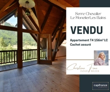 SEERE CHEVALIER- LE MONETIER LES BAINS Triplex apartment 