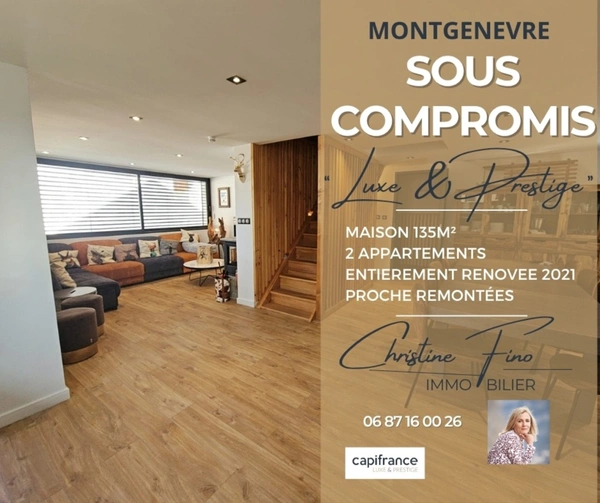  MONTGENEVRE Chalet récent à l'emplacement parfait