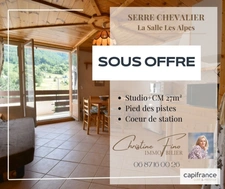 SERRE CHEVALIER - LA SALLE LES ALPES STUDIO+COIN MONTAGNE