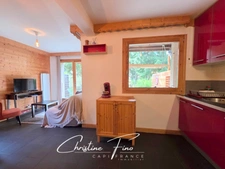 SERRE CHEVALIER LE MONETIER LES BAINS T2+CM en rez de jardin