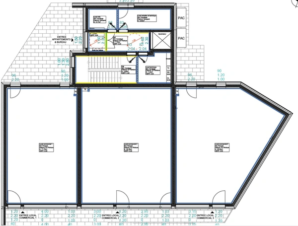 ''LES BUREAUX ET LOGEMENTS DE FERDINAND'' BRIANCON  CENTRE VILLE LOCAL COMMERCIAL 1