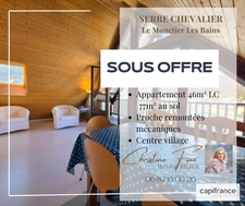 Appartement à vendre 4 pièces LE MONETIER LES BAINS (05)