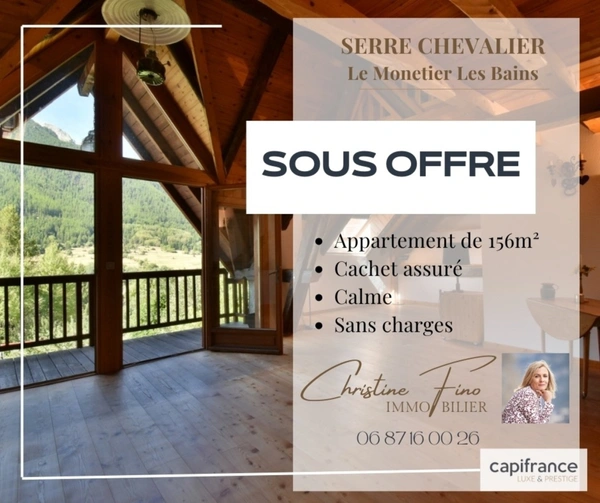 SEERE CHEVALIER- LE MONETIER LES BAINS Appartement en triplex 