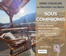 SERRE CHEVALIER-LE MONETIER LES BAINS Chalet récent spécial artisans
