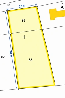 Saisissez l'opportunité de ce magnifique terrain de 2 752,00 m²  (86)