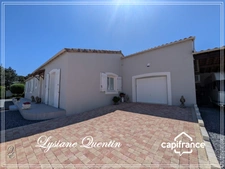 PROCHE NARBONNE, MAGNIFIQUE VILLA DE PLAIN-PIED D'ENVIRON 134 M² AVEC GARAGE DE 40M²