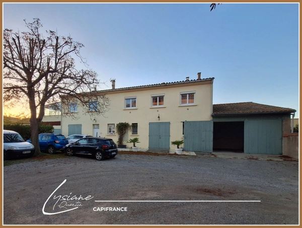 DANS LE MINERVOIS,MAISON DE CARACTERE LUMINEUSE AVEC 5 DEPENDANCES.