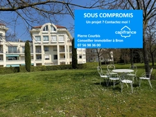 Appartement en rez de jardin avec garage et cave à vendre 3 pièces BRON (69)