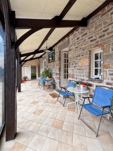 Stone house of 136 m² on 2720 m² of land, workshop of 108 m², Saint Clément Rancoudray (single-storey living)