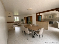 Aux portes du Mans, pavillon sur sous-sol de 100 m² avec 3 chambres sur terrain de 2 226 m²