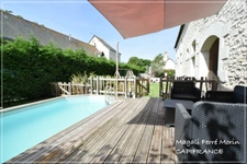 Maison de bourg à vendre 4 pièces SUD TOURAINE(37)
