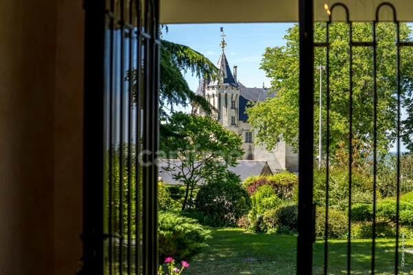Propriete d'exception à vendre à SAUMUR (49400)  Panorama d'exception sur le château et la Loire - 328m² - 2278m²-piscine