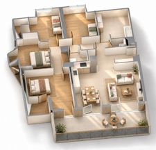 Appartement à vendre 5 pièces LA MURE (38)