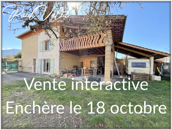 Maison familiale avec jardin et dépendances – Vinay