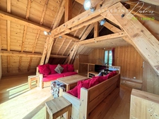 Chalet de caractère à La Villette, Vaujany – Pierre, bois et vue sur les montagnes