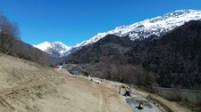 Chalet 4 chambres avec terrasse plein sud, vue lac et montagnes – Allemond / Oisans