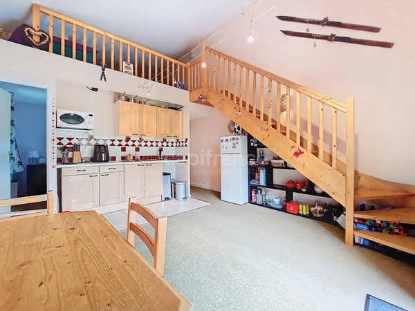 Appartement à vendre 3 pièces  à St Gervais(74) - Vue Mont Blanc