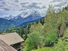 St Gervais(74) - Vue Mont Blanc 2 bed apartment with mezzanine