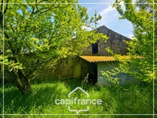 Maison en pierre à rénover, dépendances, terrain 5000m² avec puit, sans vis à vis