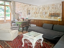 Domaine de charme, 1.7 hectares, 470 m² habitable, 20 couchages, roulotte, piscine, parc avec arbres centenaires