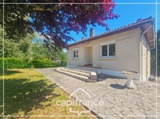 Maison avec sous-sol, 3 chambres, jardin, garage, accès de plain pied depuis la terrasse