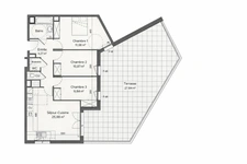 Appartement à vendre 3 pièces VENISSIEUX (69)