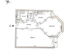 Appartement à vendre 2 pièces LA GARENNE COLOMBES (92)