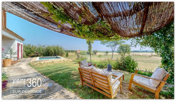 Villa 6 pièces 160m² habitable avec piscine - Neffiès (34320)