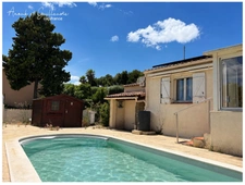 Exclusive - 65m² 3-room villa with swimming pool and garage - Roujan (34320)