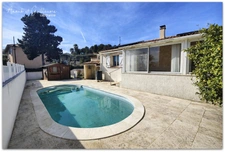 Exclusive - 65m² 3-room villa with swimming pool and garage - Roujan (34320)