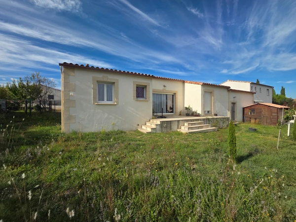 Bagard (30) très belle villa d'environ 104m² et garage aménageable 41m² construction 2019 sur un terrain clos et arboré de 833 m².